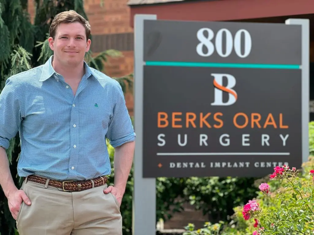 Dr. Young and office sign