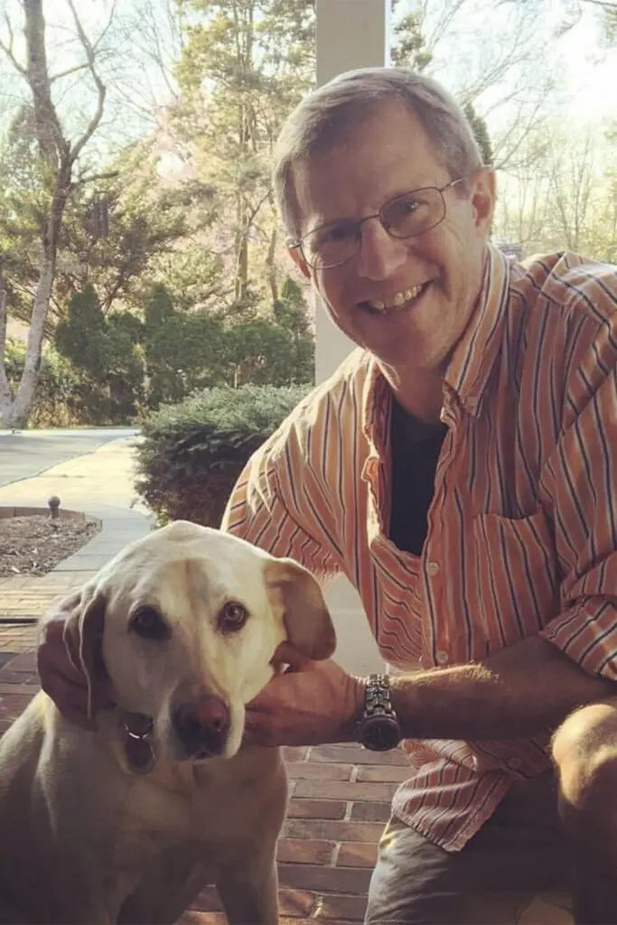 Dr. Ciabattoni and dog