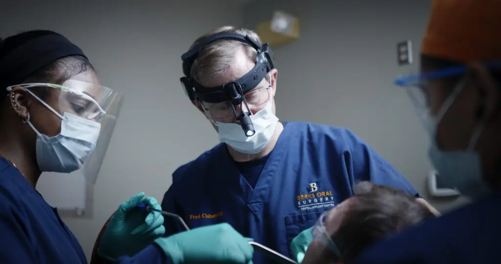 Dr. Ciabattoni and patient