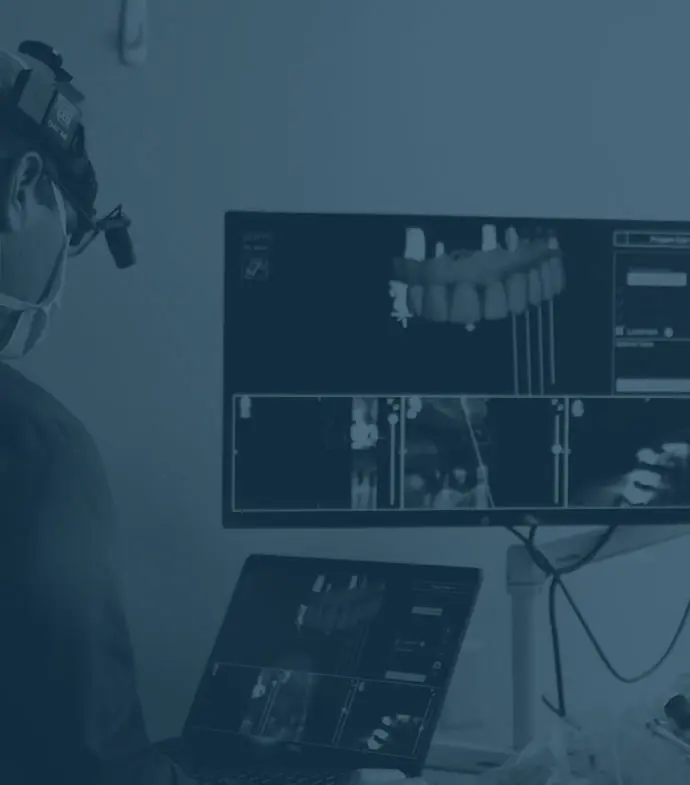 background image of dental monitors